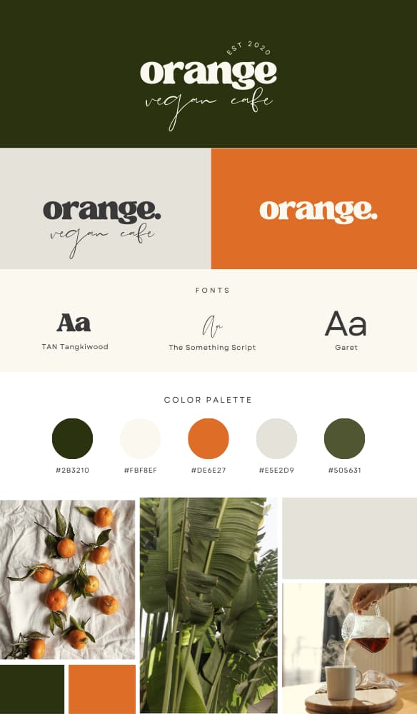 Vista Previa del Branding de Orange