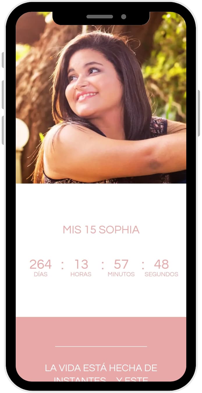 Tarjeta Digital de Sophia