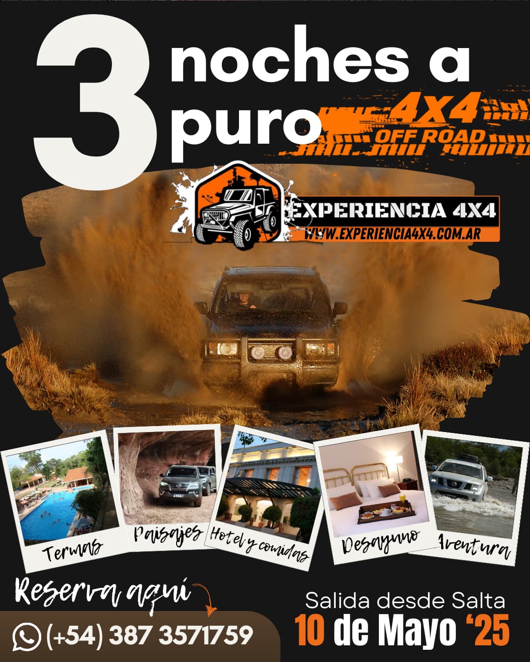 3 noches a puro 4x4