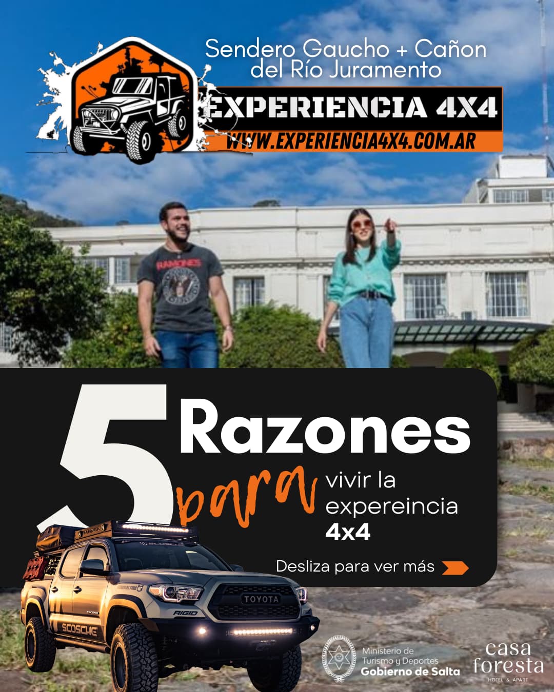 5 Razones para vivir la experiencia 4x4